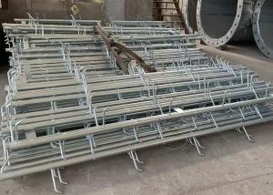 Wholesale Q235 Power Transmission Steel Pole Hot Dip Galvanized Tubular Climbing Ladder from china suppliers