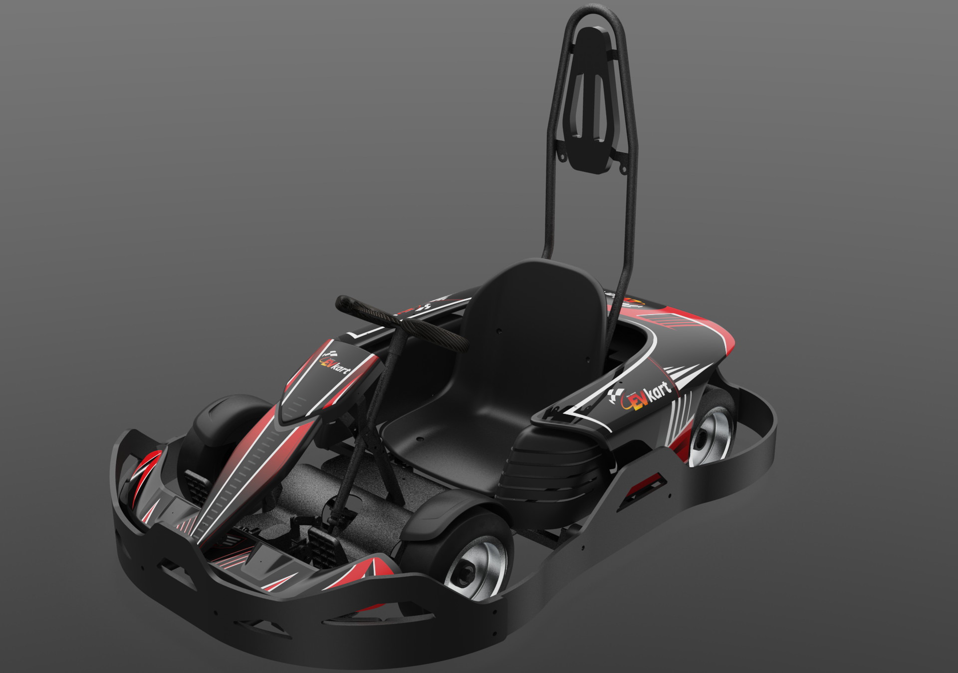 50km/h One Seater Children / Adult Electric Gokart