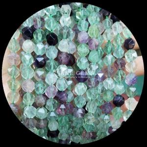 Wholesale Elegant Faceted Natural Gemstone Beads Fluorite Lapis Lazuli Loose Strands for Jewelry Making from china suppliers