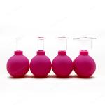 4 Pcs Medical Vacuum Silicone Massage Cup 15mm 25mm 35mm 55mm