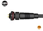 SK16 M16 3 Pin 300V AC Waterproof Panel Mount Connector