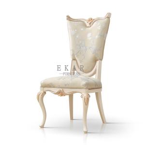 Wholesale Latest Design Classic European Style High Back Wooden Dining Chair from china suppliers