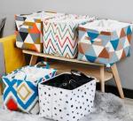 Clothing box canvas cotton linen folding Oxford cloth storage toy storage
