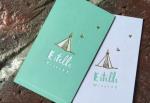Square Shaped Letterpress Foil Business Cards Luxury Design For Promotional