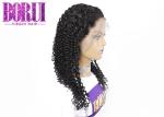 Full Lace HD Deep Curly Wig Human Hair , Pre Pluked Brazilian Human Hair Wigs