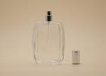100ml Cosmetic Spray Bottle , Rectangle Perfume Bottle Silk Screen Printing