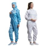Anti Static Garments ESD 5MM Strip 2.5mm Grip Clean Room Coveralls