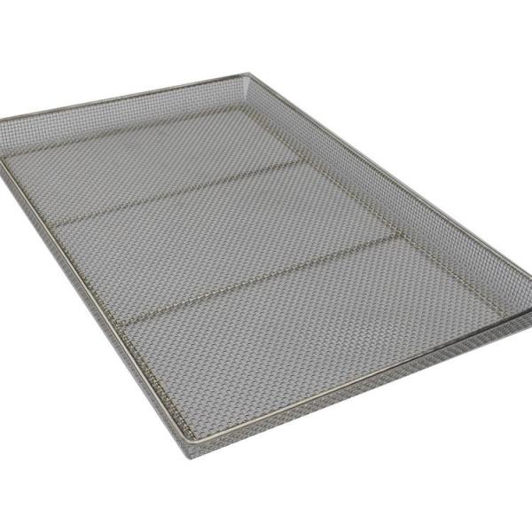 Stainless Steel 304 Metal Wire Mesh Tray Sheet Metal Sheet Drying Tray For