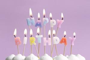 Wholesale Beautiful Color Happy Birthday Candle Letters , Custom Alphabet Candles For Cakes from china suppliers