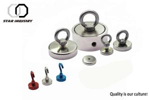 Wholesale Round NdFeb Fishing Strong Pot Magnet With Eyebolt Durable Long Service Life from china suppliers