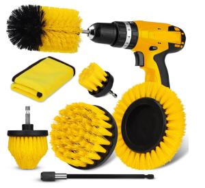 Wholesale PP Drill Brush Attachment Set 7 Pieces For Cleaning from china suppliers