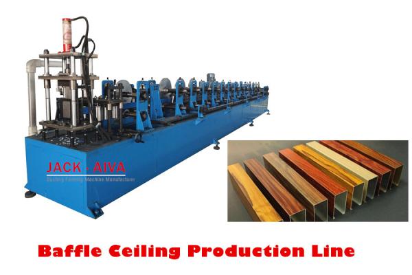 Aluminum Baffle Ceiling Decorative Sheet Production Line, Baffle Ceiling Roll