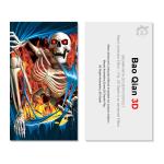 Plastic PET 3D Flip Lenticular Card Printing For Hotel , Restaurant