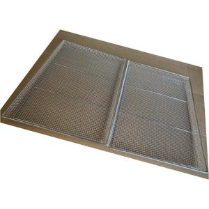 Wholesale Customized SS 304 316 Food Grade Stainless Steel Metal Woven Food Drying Mesh Tray Herbs Fruit Plants Dehydrator Tray from china suppliers