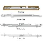 240V Extendable Curtain Track 2.417-4.5m Tuya Motorised Curtain Track