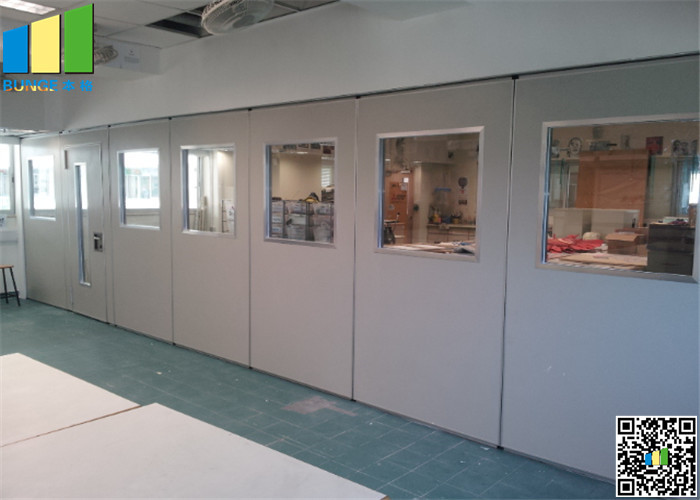 Foldable Movable Aluminium Wooden Movable Wall Panel For Hospital