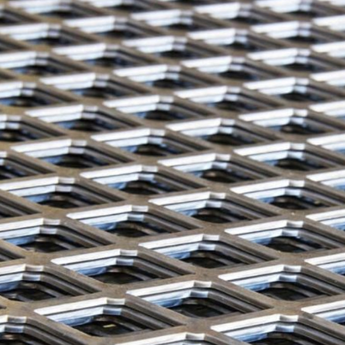 Diamond Hexagonal Expanded Metal Mesh Sheet With Customized Opening Shape
