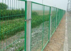 Wholesale School / Highway Welded Wire Mesh Fence Panels With Vandal Resistant from china suppliers
