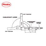 Heavy-Duty Industrial Park Brake Lever with Over-Center Locking & Adjustable