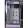 Buy cheap 1200x800x2150mm Rectangular Shower Cabins With Bamboo Seat from wholesalers