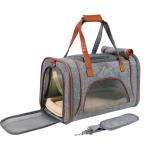 Small Cat Dog Folding Pet Carrier Travel Bag On Wheels Out Going 16x10x8 13x13x8