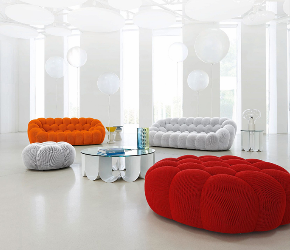 High end design bubble sofa multi section style modern luxury hotel furniture leisure sofa