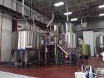 Four Vessel Craft Beer Brewing Equipment Stainless Steel Steam Heating
