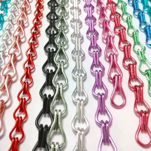 Wholesale Aluminum Curtain For Ceiling Decoration Fly Curtain Metal Chain Fly Pest Insect Door Screen Curtain from china suppliers