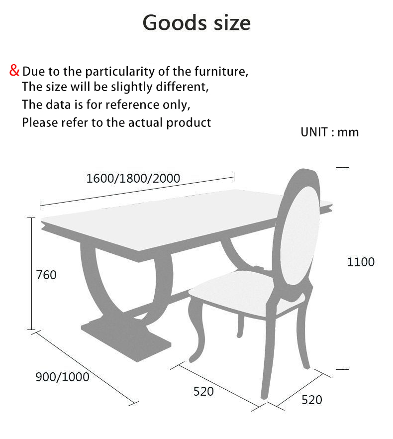Rose Gold Luxury Dining Table And Chairs 6 Seats Stainless Steel Chair Marble