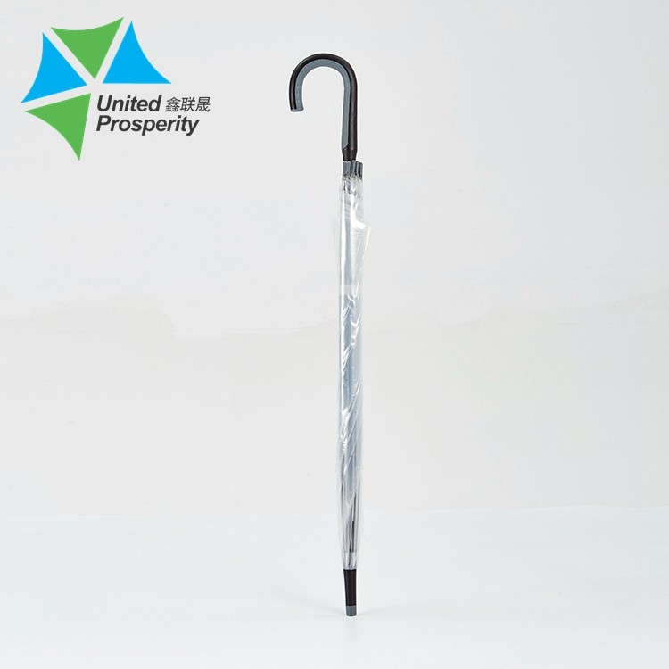23inches 8K Colorful Umbrella Handle Colorful Frame Transparent Rain Umbrella