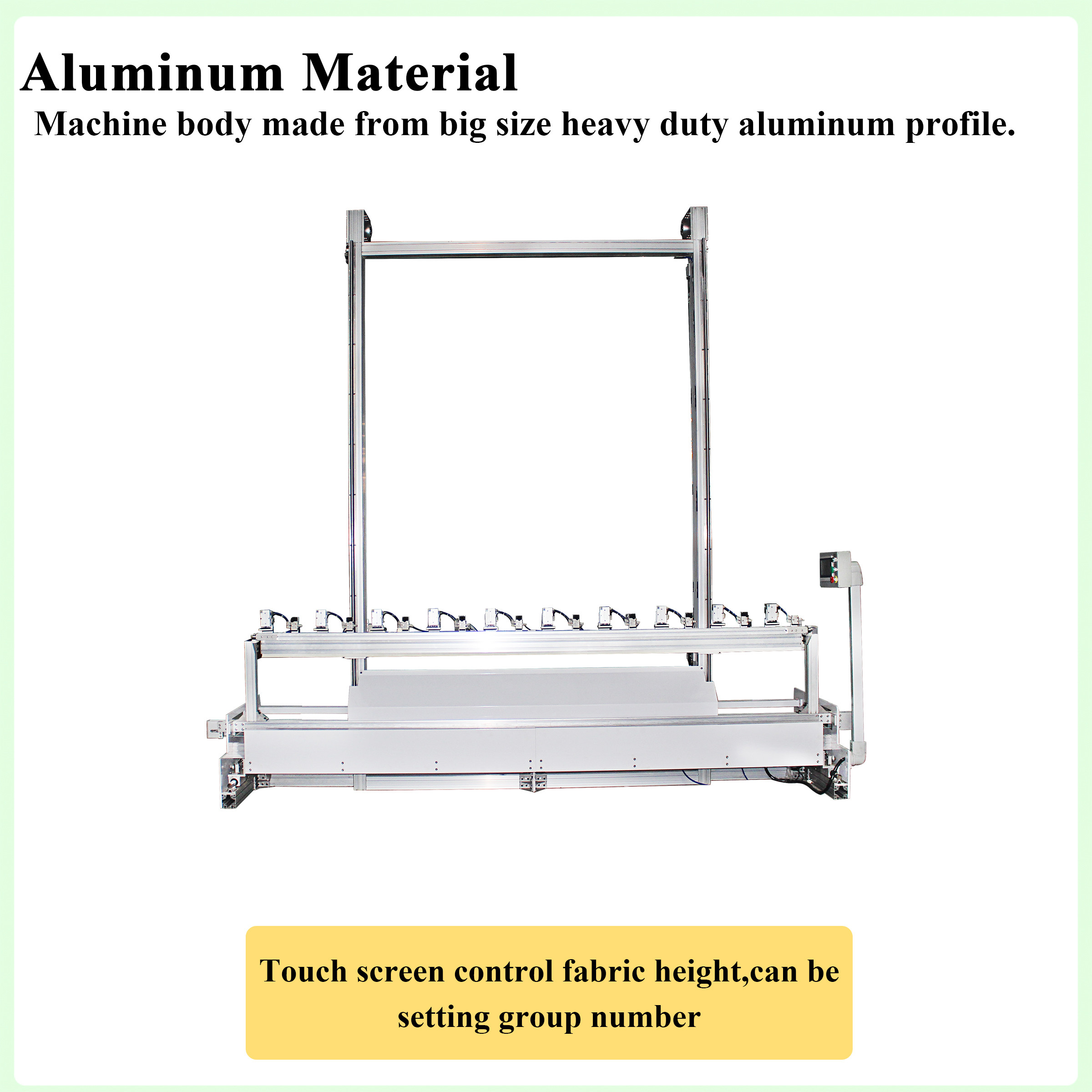 Automatic Curtain Machine 3 - 6KG/Cm2 Fabric Cutting Machine Fabric Height Inspecting