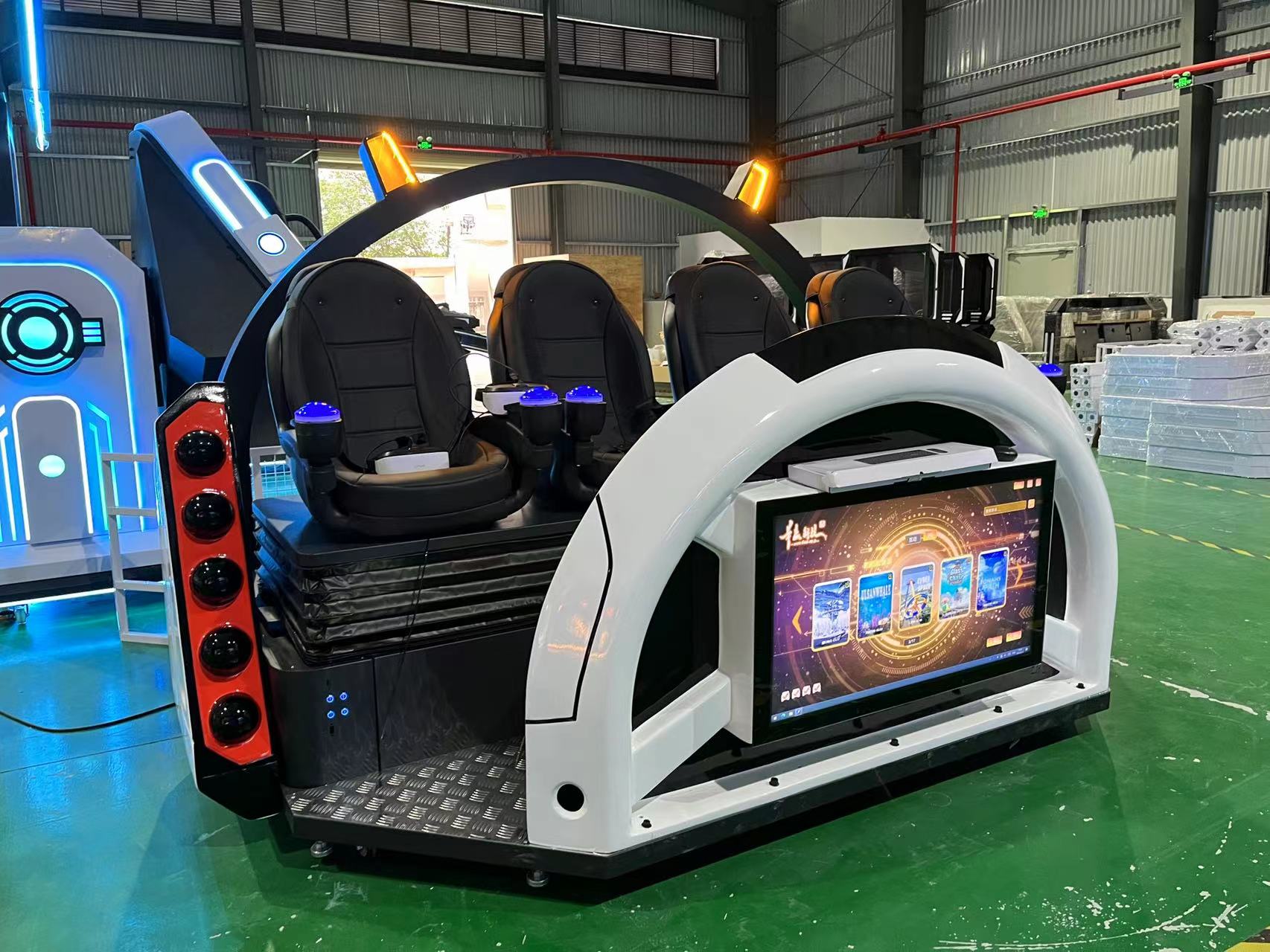 Coin Operated Double Players 9d VR Chair VR Game Machine CE Certificate