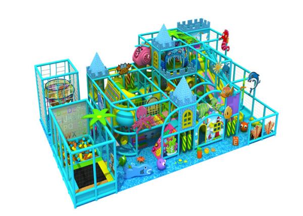 junior kids indoor play structure / kids play centre equipment with rope