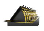 Hotel Entrance Control 3.75KW Hydraulic Road Blocker For Anti - Corrosion