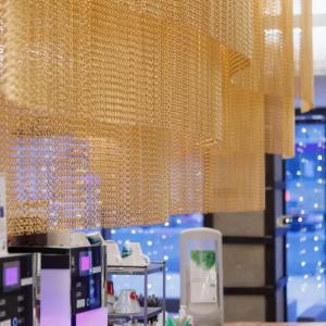 Wholesale Silver Aluminium Chain Fly Door Curtain Semi Private Customized Size from china suppliers