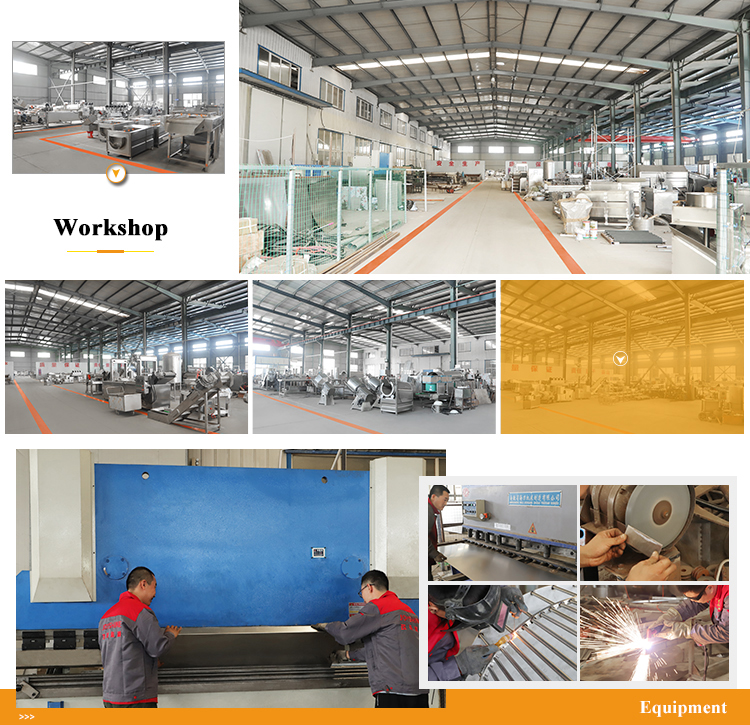 Potato Chips Making Machine Production Line for 380V Voltage 8500*1100*1200mm Size