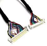 Flame Retardant Electrical Wire Harness 2pin-16Pin UL 1007 22awg Black Wire