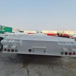 AND9408TDP Steel Lowbed Semi Trailer for Excavator Transport Gooseneck Low