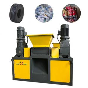 Wholesale Double Shaft Metal Chip Crusher Recycling Plastic Waste Crushing Machine from china suppliers