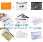 Biodegradable Custom Logo Travel Vinyl Waterproof Beach Zipper Cosmetic Bag TPU