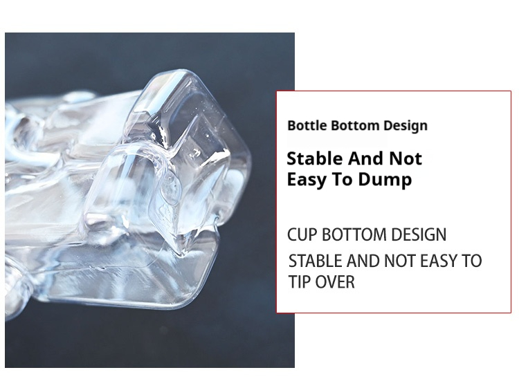 Customize Bear Shape Container New 400ml 500ml 700ml PET Plastic Bottles for Beverage