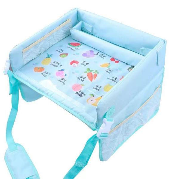 Polyester Baby Car Tray Plates Kids Drink Table Car Seat Child Cartoon Toy
