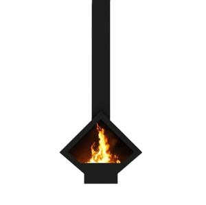 Wholesale Indoor Wood Burning Suspended Fireplace Ceiling Mounted Hanging Stove from china suppliers