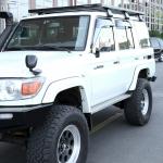 Anodic Oxidated Roof Mount Car Roof Luggage Carrier for Toyota Land Cruiser LC76