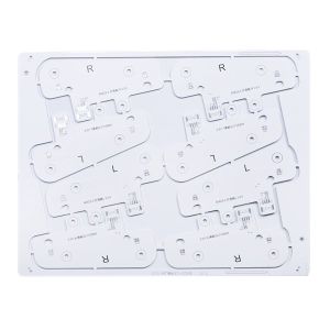 1.0mm LF HASL Led Aluminum Plate Pcb Board White Solder Mask