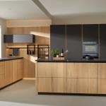 Factory Price Custom Design Wood Grain Kitchen Cabinet For Home Builders