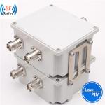 Dual Combiner 698-960/1920-2170 MHz N-Female 4.3-10 Female Diplexer Combiner Red