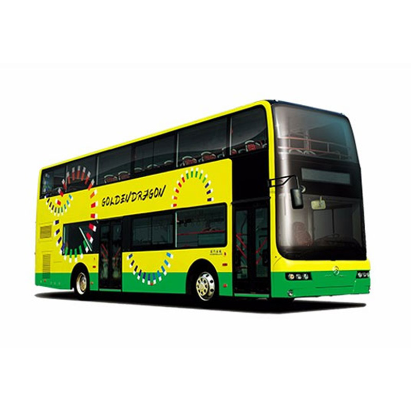 Double Decker Luxury Coach Bus with 65 Seats and 14.5x2.55x3.9m Body Size