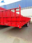 3 Axles 50 Tons Side Wall Semi Trailer Truckman Brand For Transport Bulk Cargo