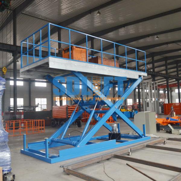 CE Approved 3m Height Portable Hydraulic Scissor Car Lift For Garage